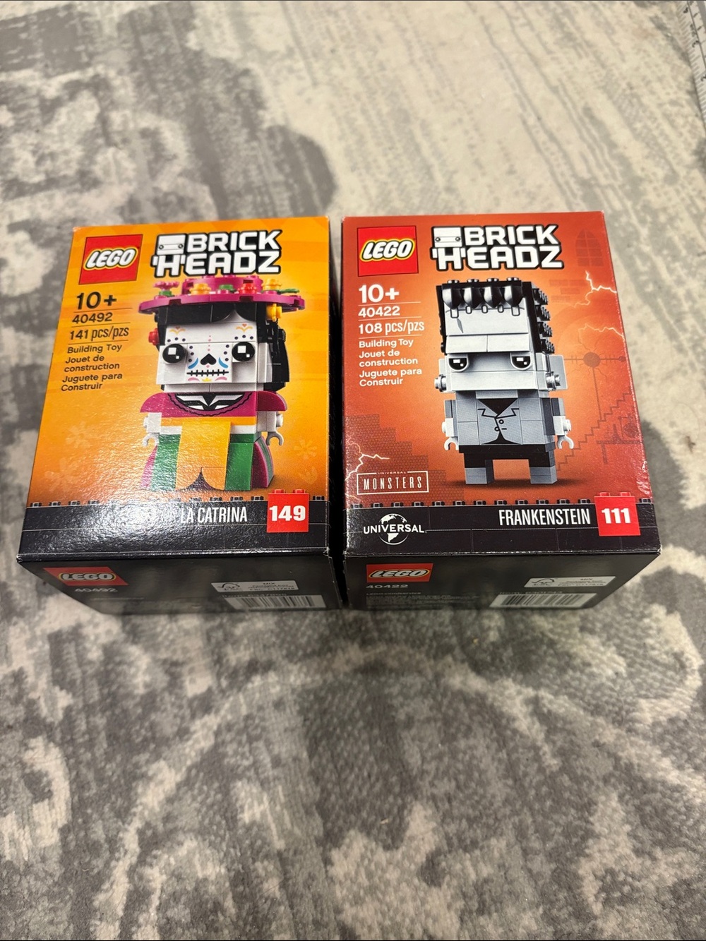 LEGO BrickHeadz La Catrina & Frankenstein Set - Orange Boxes